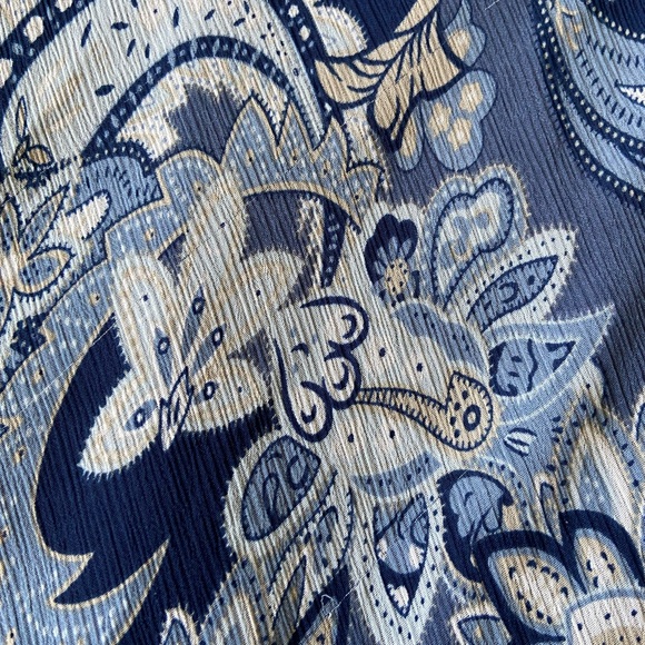 Vintage Y2K Floral Paisley Midi Dress Fairy Romantic Boho 90s - Picture 7 of 8